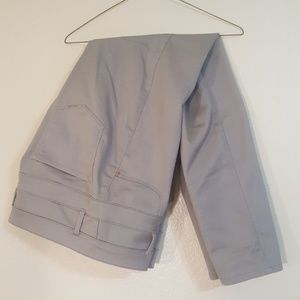 Grey high-waist jeggings